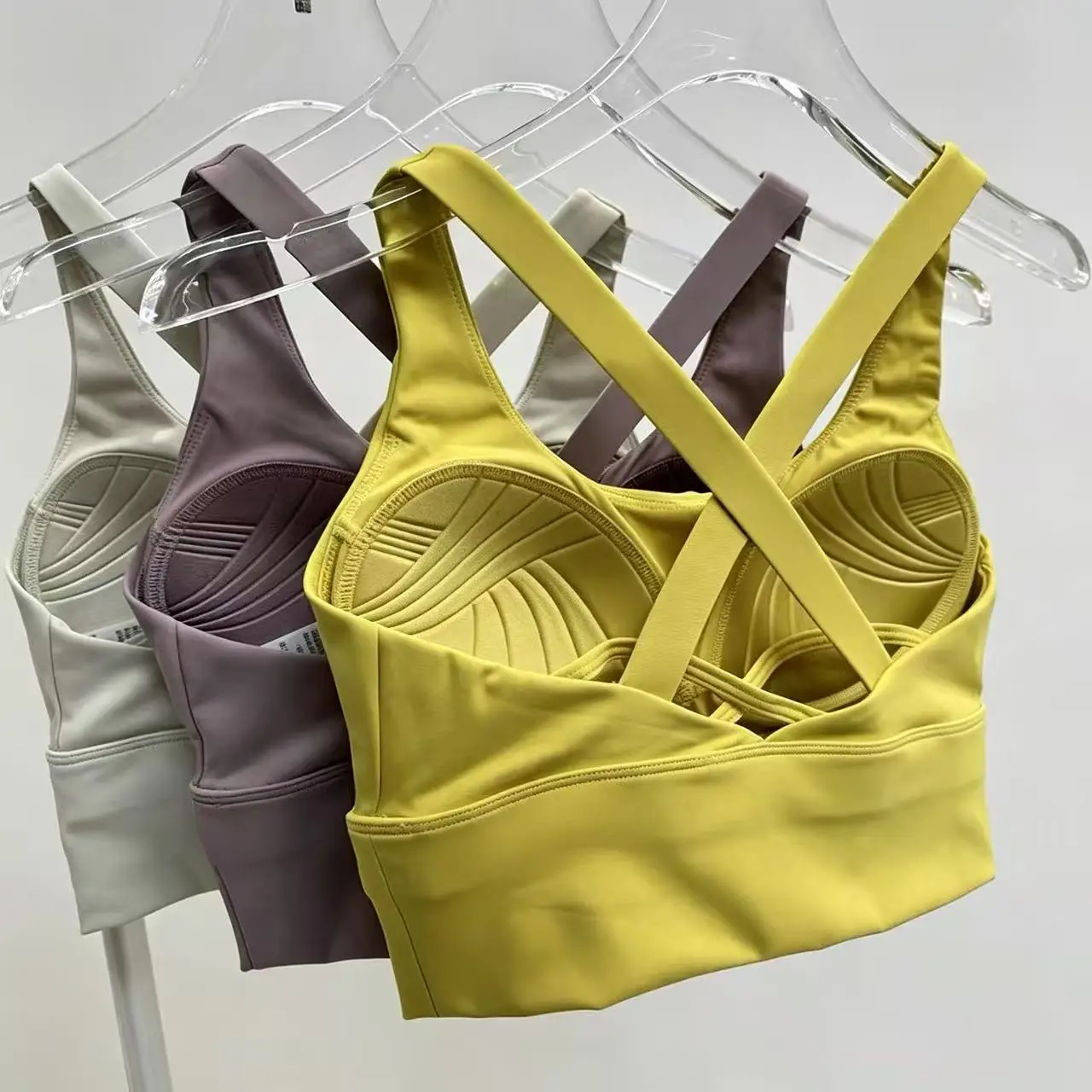 All-in-One Sport-BH-Kollektion: Hochintensiver, professioneller, stoßfester Lauf-BH für Yoga und Fitness, Sommerkleidung – Detail 14