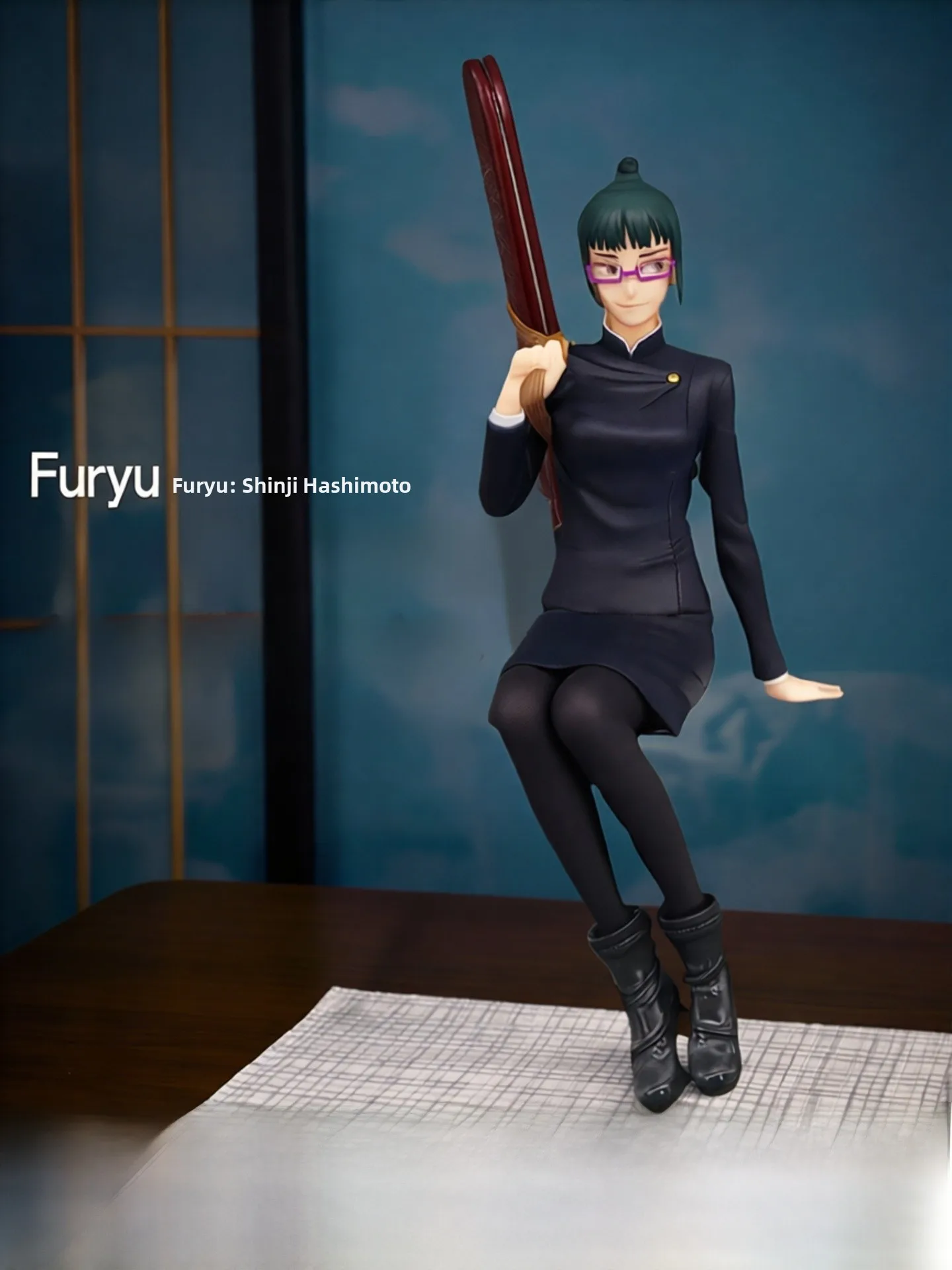 figurine-artisanale-furyu-jujutsu-kaisen-zen'in-haru-noodle-press-statuette-d'anime-de-collection-pour-les-fans-de-vocaloid-et-d'original-w