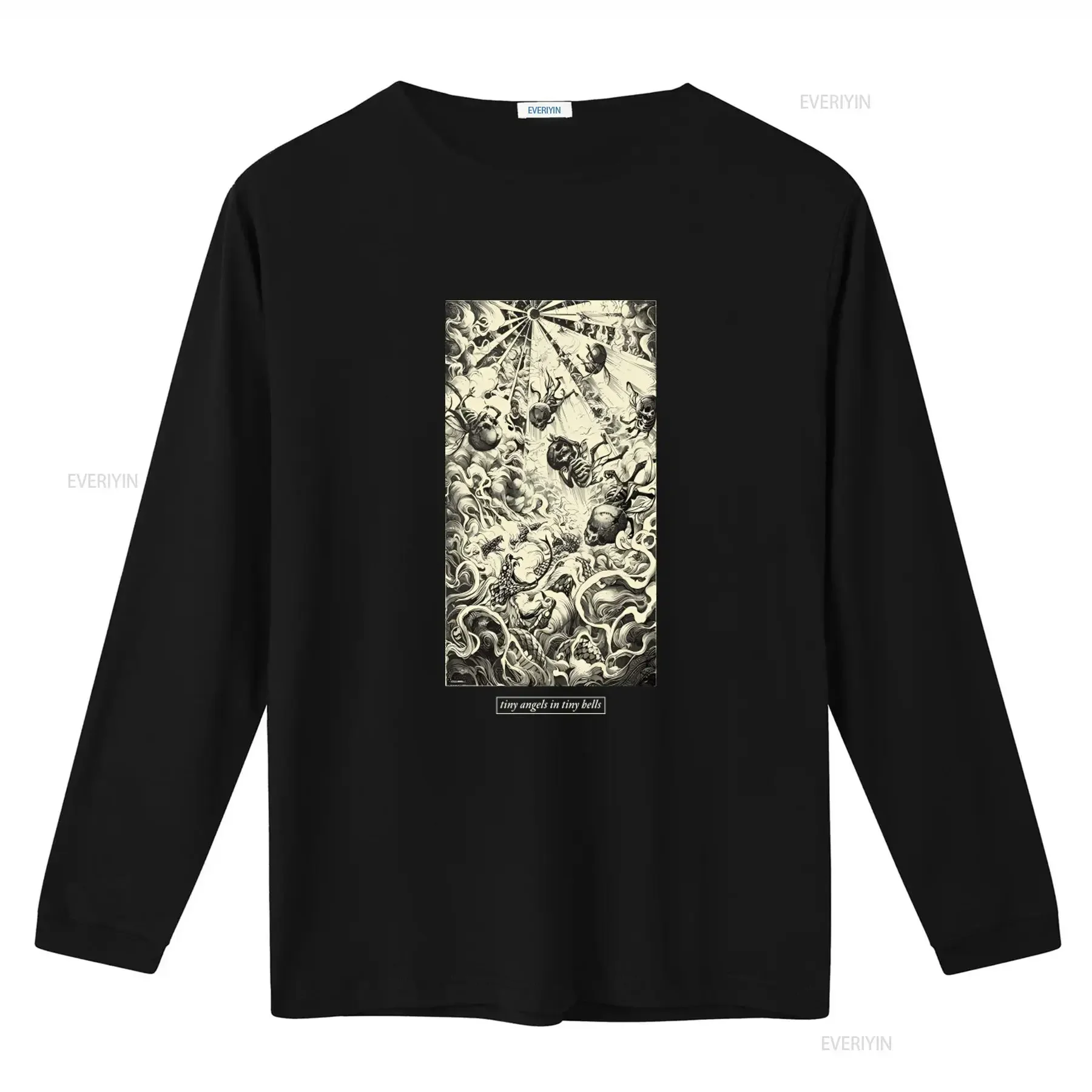 FIT FOR AN AUTOPSY 'Tiny Angels In Tiny Hells' Print T Shirt Unique Art Design Perfect Alternative Fashion Lovers vintage