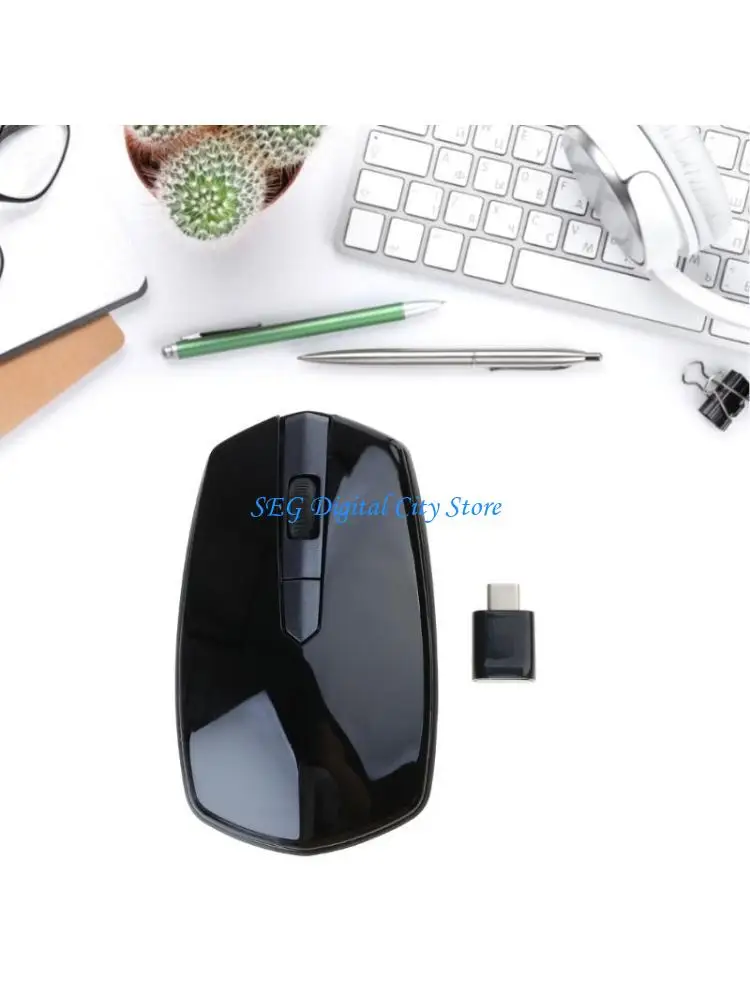 

U75B Advanced 2.4G Cordless Mice Type C Wireless Mouse 800/1200/1600 DPI Mice