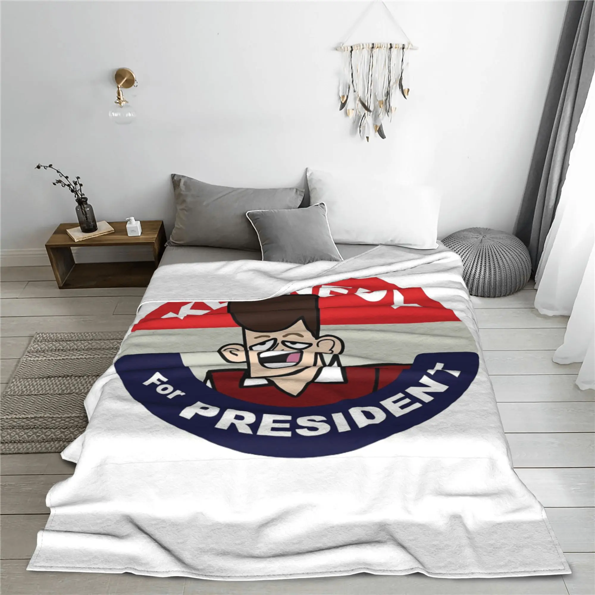 استنساخ عالية Jfk بطانية خفيفة الوزن الفانيلا أريكة رمي بطانية للمنزل غرفة نوم السفر يلقي المفرش لحاف