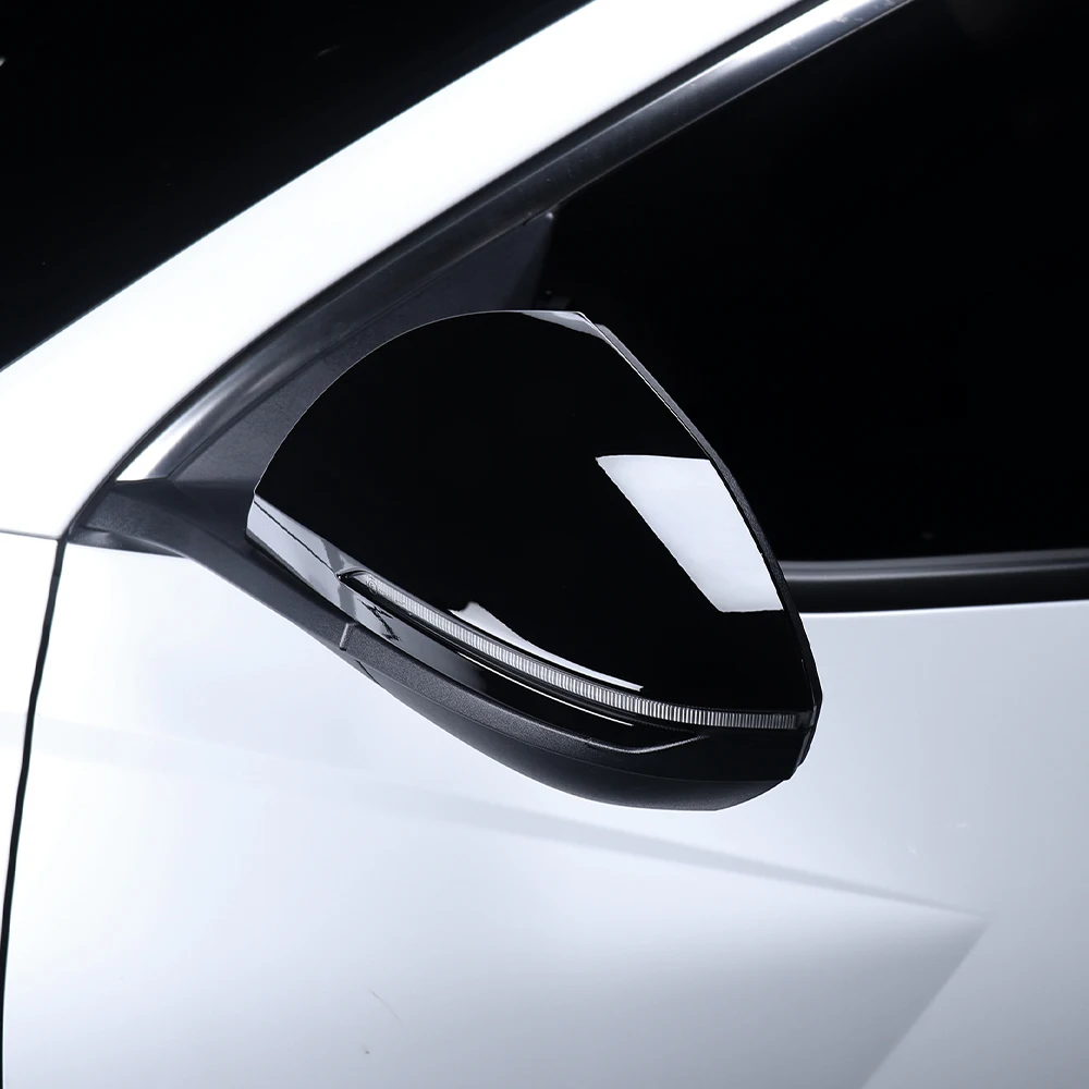 

Наружная боковая дверь, зеркало заднего вида, черный узор, боковое зеркало заднего вида, крышка для тюнинга Hyundai Tucson NX4 2025