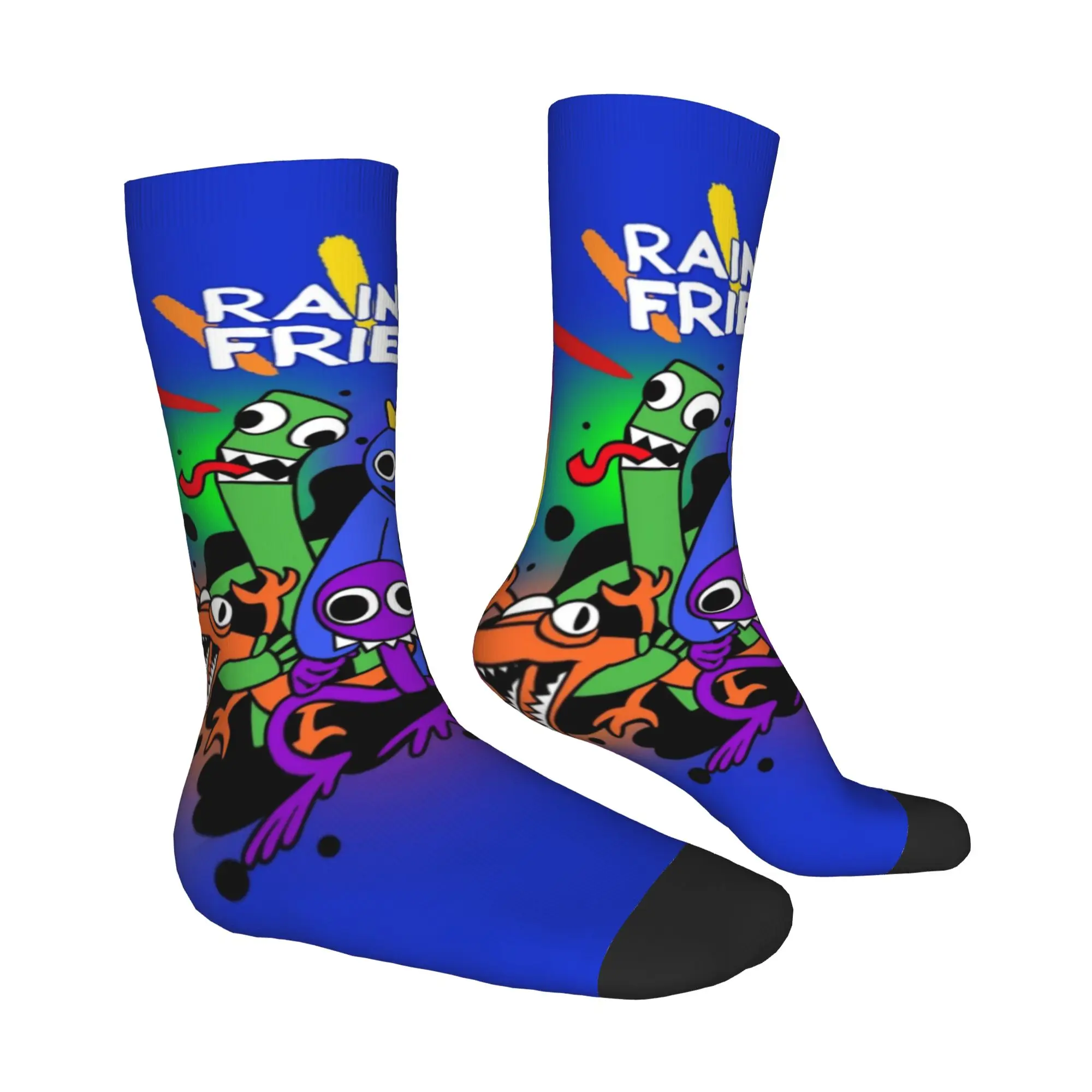 R-Rainbows F-Friends Hug it Out Mens Crew Socks Unisex Fashion Video Game Spring Summer Autumn Winter Dress Socks