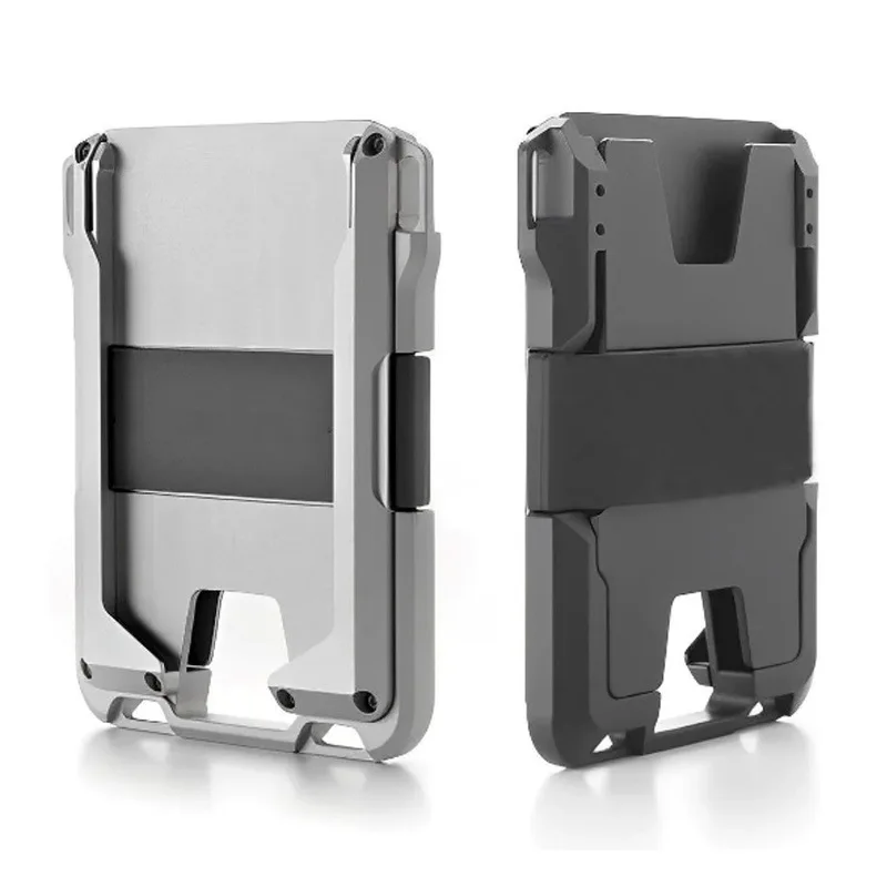

Rfid metal fiber Airtag Wallets Men money Card Holder Slim Thin For Apple Air Tag Purses Smart Black Walet male gift