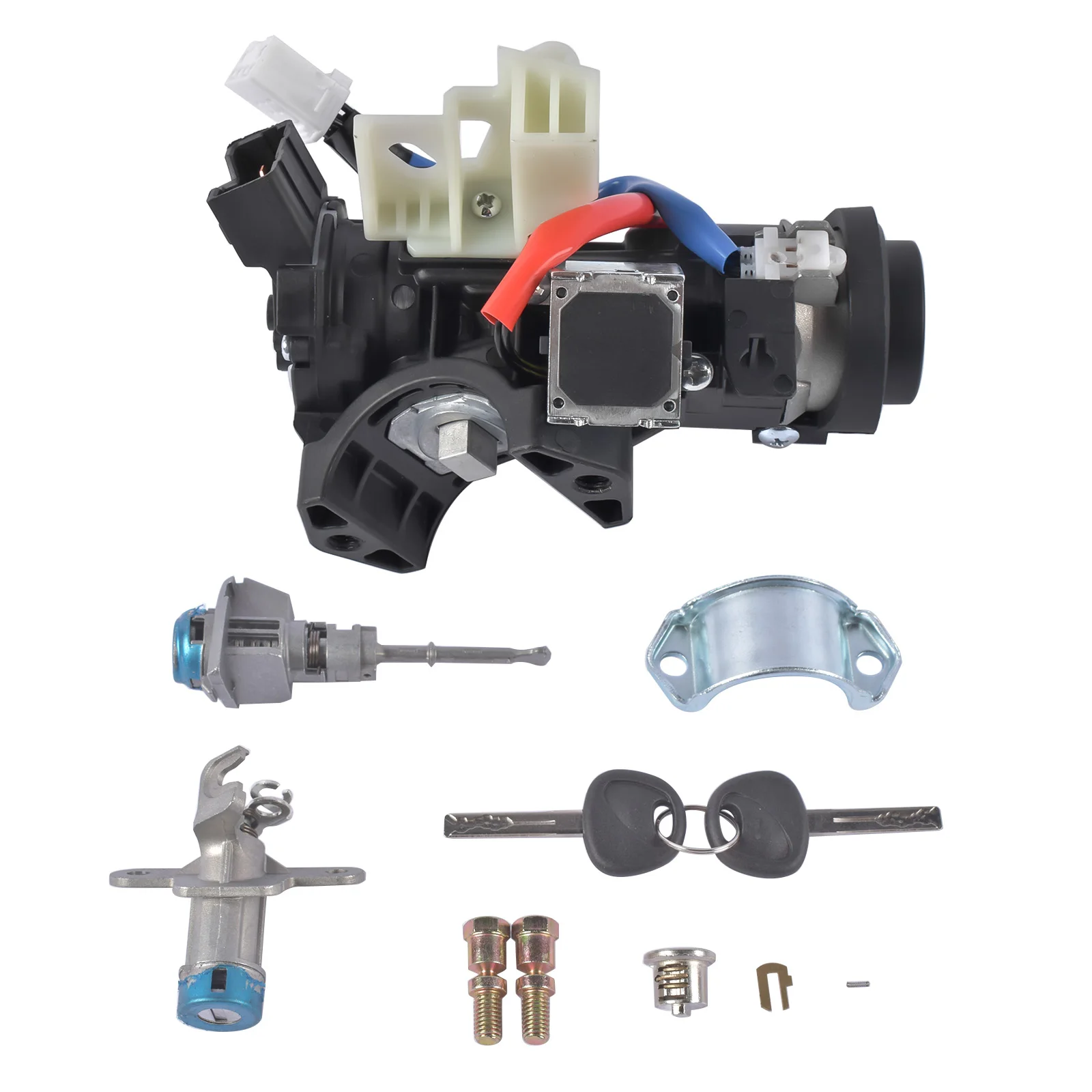 

AP02 Ignition Lock Housing Assembly & 2 Keys for Hyundai Sonata 1.6L 2.0L 2.4L 2015-2019 81905C2510