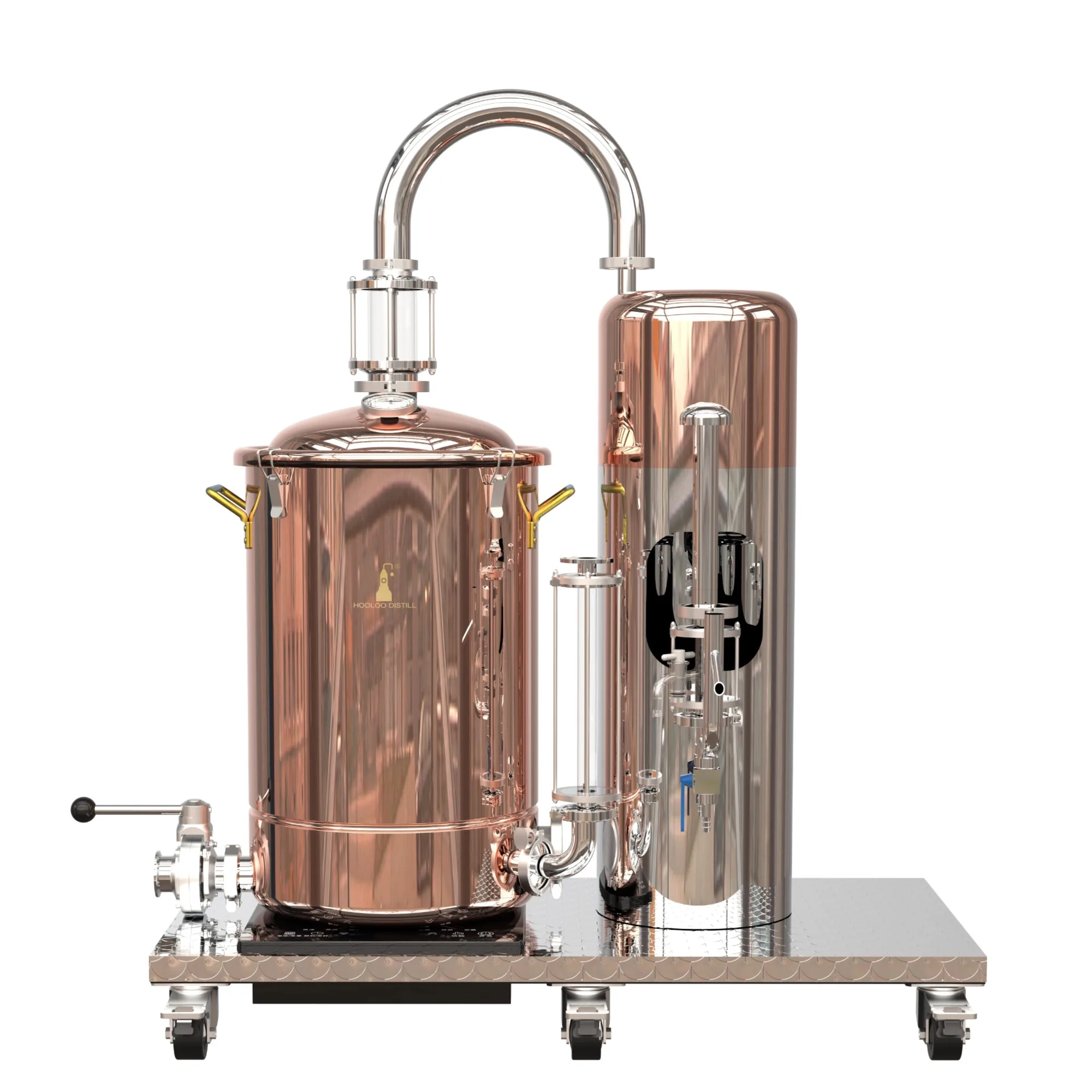 HOOLOO MOVE-30 Home Hydrosol جهاز تقطير الزيوت العطرية استخلاص الزيوت العطرية للنباتات والزهور وتقطير النحاس #6