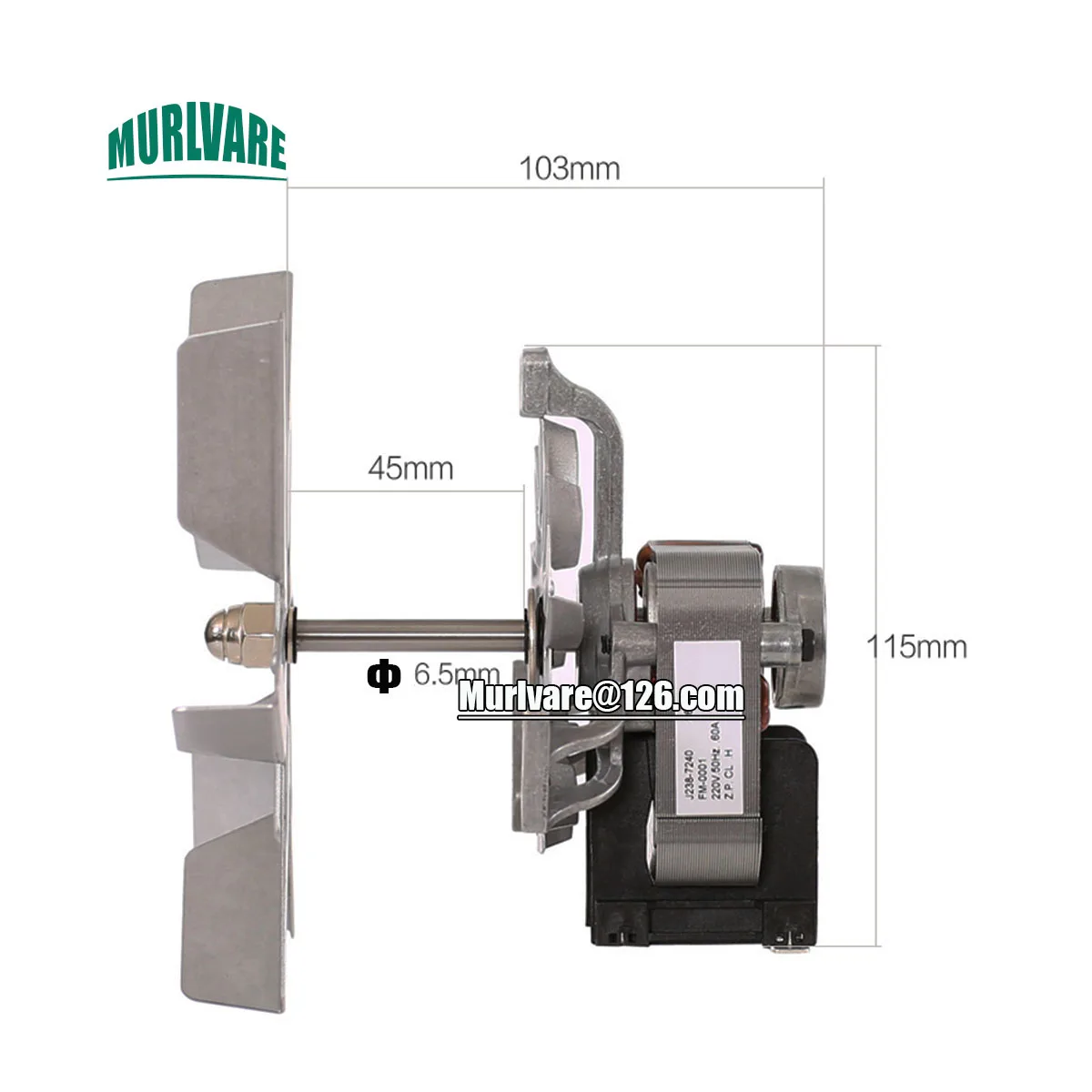 Steam Oven Parts 220V J238-7240 ZS6119-19005 Circulating Fan Shade Motor For Oven Incubator Drying Box