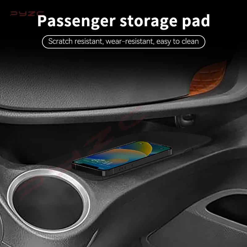 For 2016-2021 Toyota SIENTA 170 Series Passenger Storage Box Center Console Lower Box Armrest Box Storage Car Accessories Black