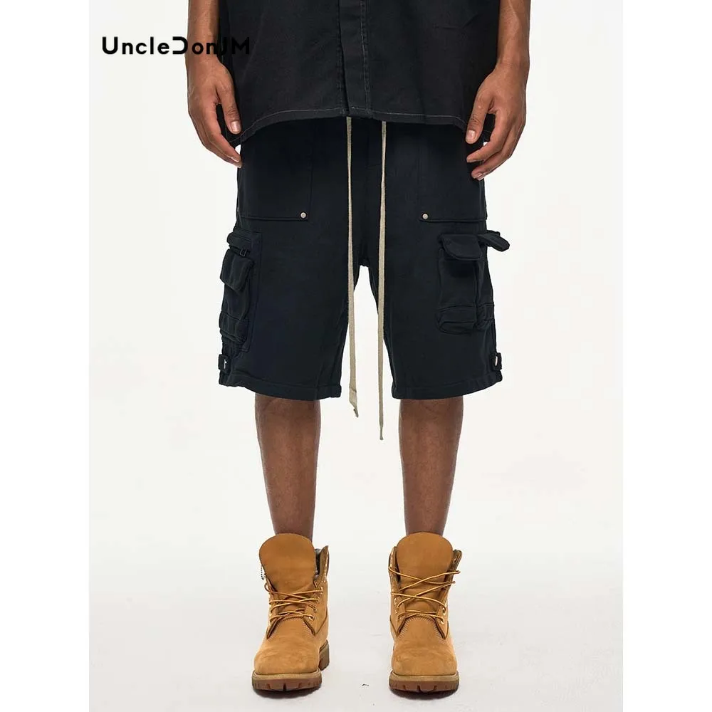 Washed Cargo Shorts Casual Loose Men\'s Summer Streetwear Pants Y2k Shorts for Men