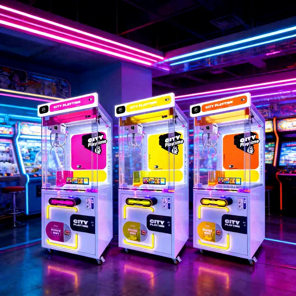 

Индивидуальный аркадный игровой автомат Crane Machine для коммерческого использования в помещении с кнопочным и джойстик-управлением