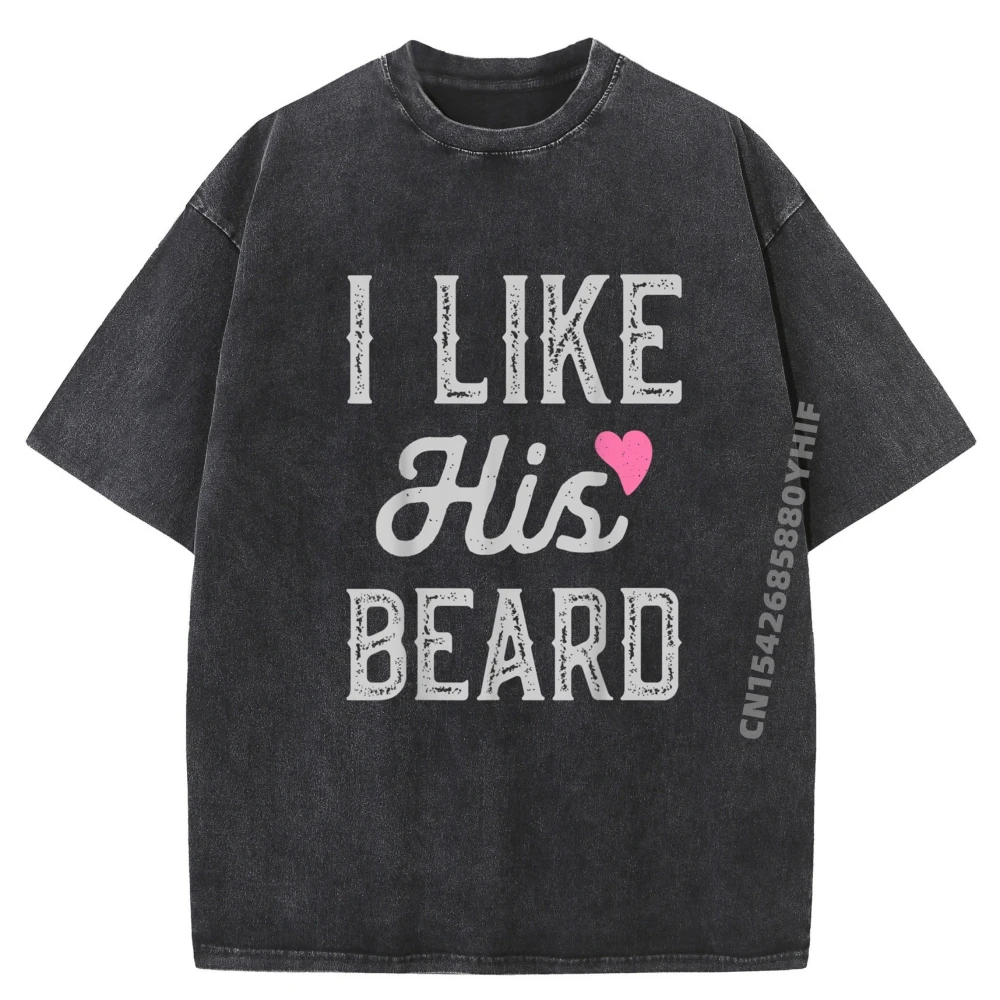 

Последние топы с принтом «Я люблю свою бороду» для пар, одинаковая уличная одежда, стираная футболка, мужская дизайнерская одежда
