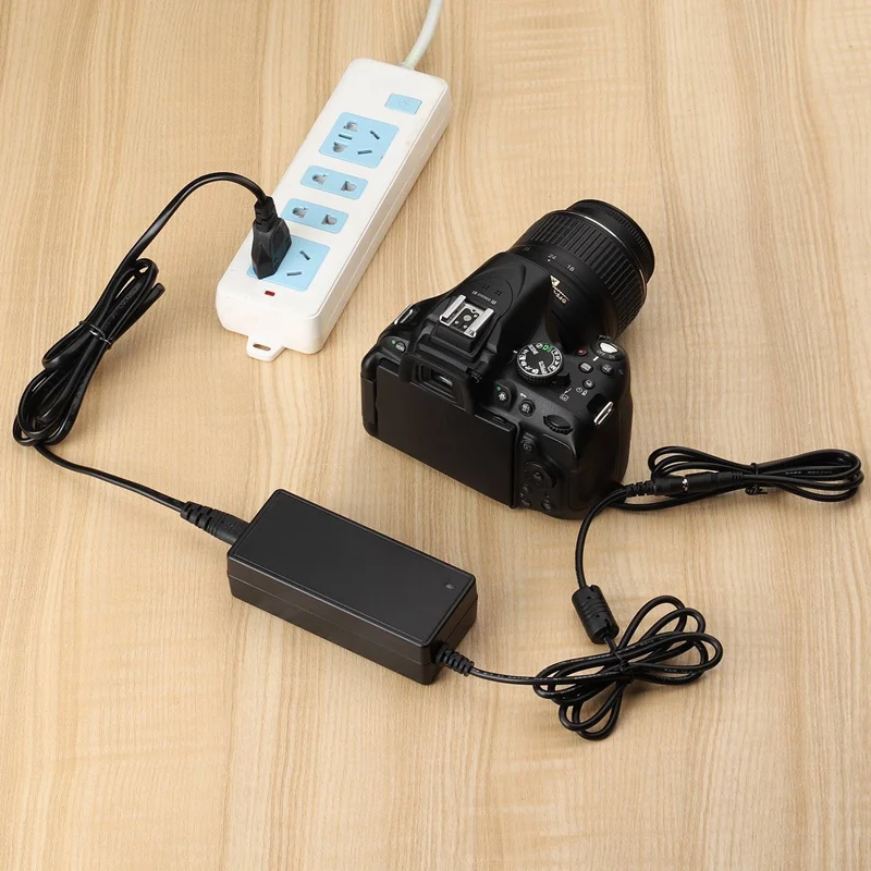 أفضل العروض التيار المتناوب محول الطاقة تيار مستمر مقرنة شاحن الكاميرا لاستبدال EN-EL14/لنيكون D5100 D5200 D5300 D5500 D5600 D3100 D3200 D