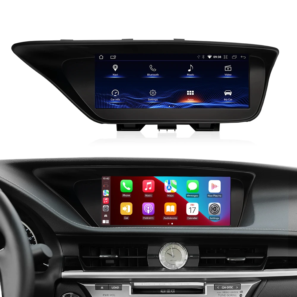 Factory Android 13 Es 8 Core Car Auto Carplay Touch Screen Player For Lexus ES 2013-2017 Radio Navigation