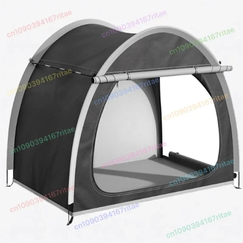 Foldable Portable Bicycle Storage Shelter, Large-Space Outdoor Bike Parking Tent Cover for Mountain Bike Travel & Storage