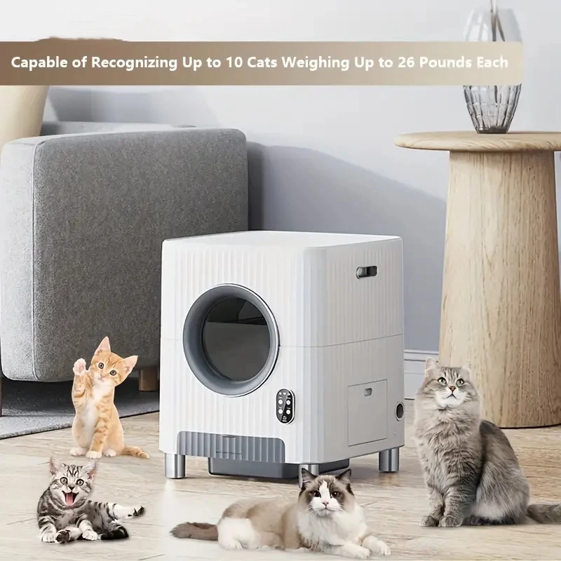 Real-time Video Auto Self-Cleaning Automatic Cat Toilet App Control Tuya Smart Application Pet Smart Cat Litter Box