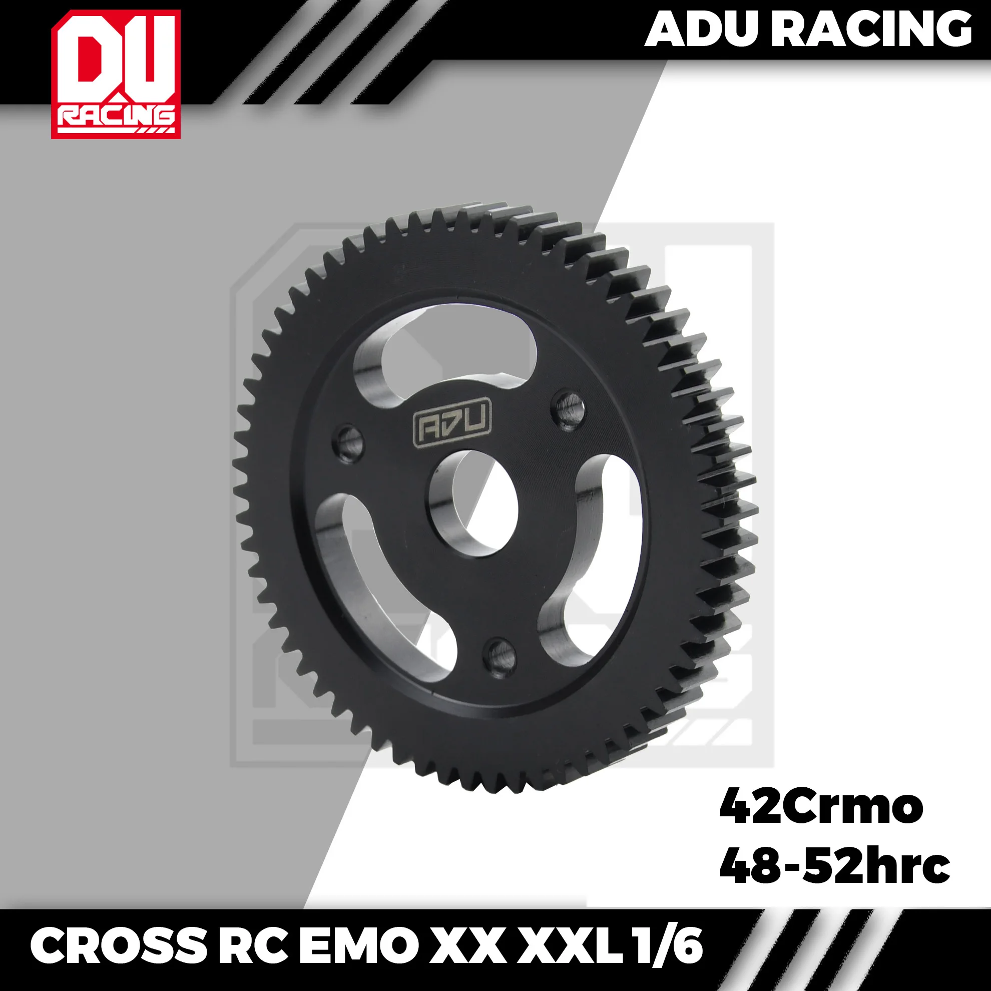 ADU RACING 62T BIG GEAR FOR CROSS RC  1/6 EMO XX XXL 42CrMo hard steel