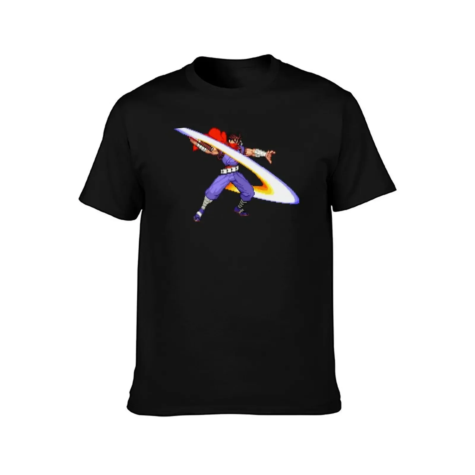 Strider Hiryu Back Slash MvC2 T-Shirt oversizeds cute clothes vintage t shirts compression shirt men