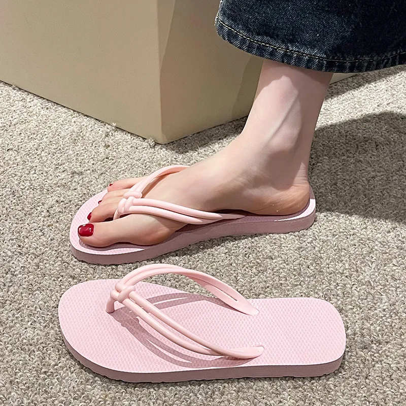 Summer Flip Flops For Women Cute Candy Color Indoor Flat Shoes Ladies Beach Slippers Non-slip Soft Sole Sandals Slide 2024