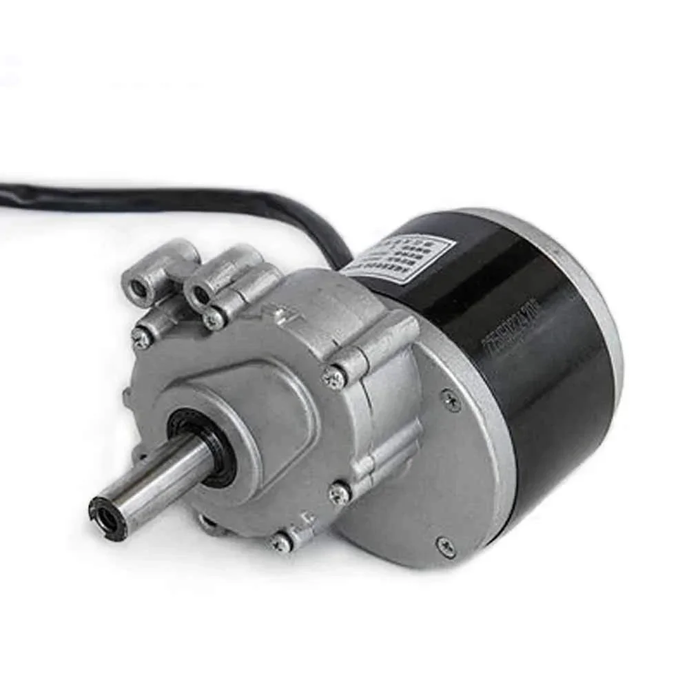 250w 24v 75rpm / 120rpm Low Speed Brush Motor, 44mm Longer Shaft, Shaft Diameter 17mm , Wheel Chair Used DC Gear Brushed Motor