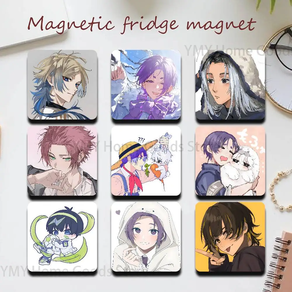 Michael Yoichi Rin Seishiro Magnet Refrigerator Fridge Sticker for Home Decor DIY Wall Decor