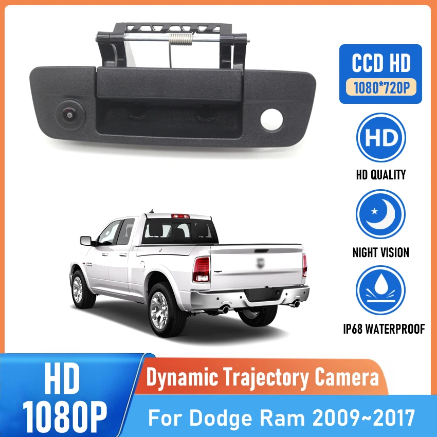 

Car Parking Camera Rearview Image Reverse Handle Tailgate Backup Camera for Dodge Ram 2009 2010 2011 2012 2013 2014 2015~2017