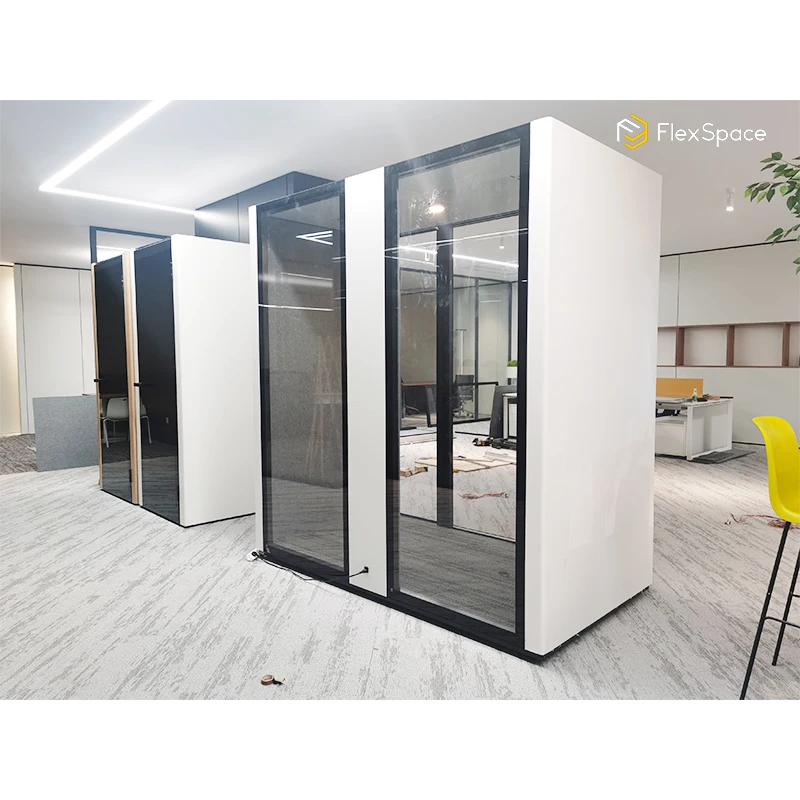 Flexspace 2024 New Mini Soundproof Studio Private Space Silence Office Meeting Room Pods Phone Acoustic Booth