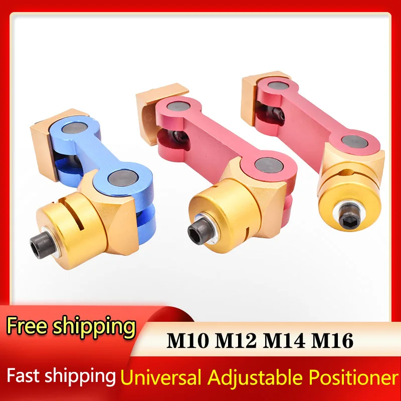 Universal Adjustable CNC Mill Machine Work Piece Stop Positioner for Lathe Workpiece Multi Function Milling Machine Locator Tool