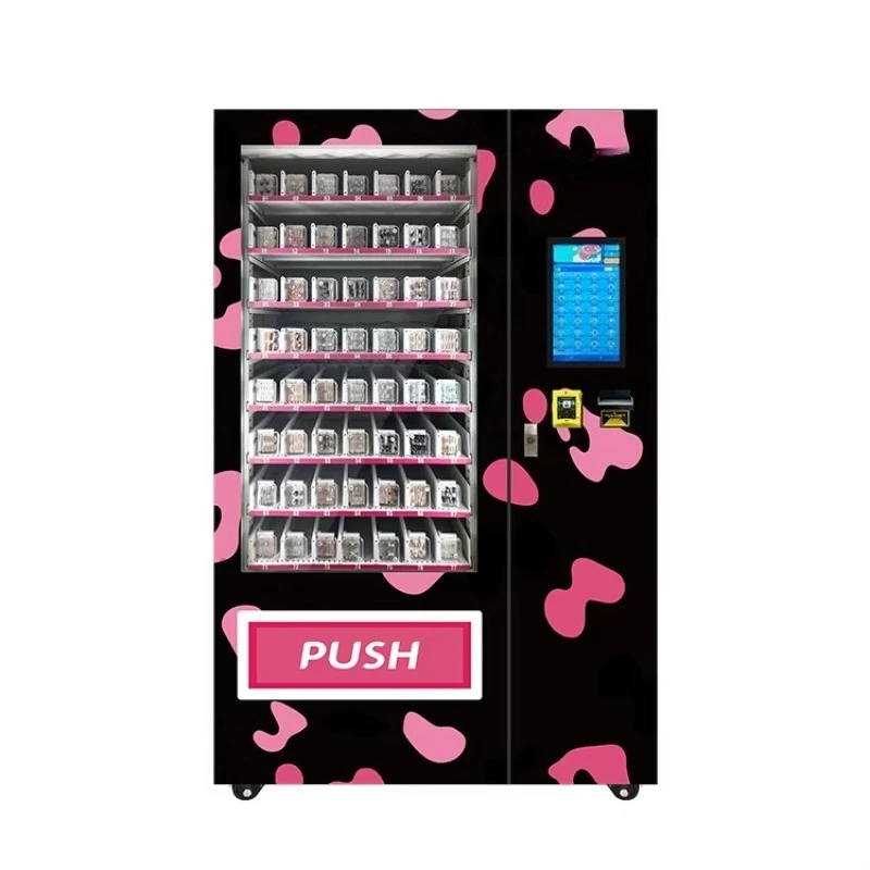 

Customized Subway Station Airport Bank Cosmetic Vending Machine for Magnet Eye Lashes Fully Automatic Beauty Vending Machine