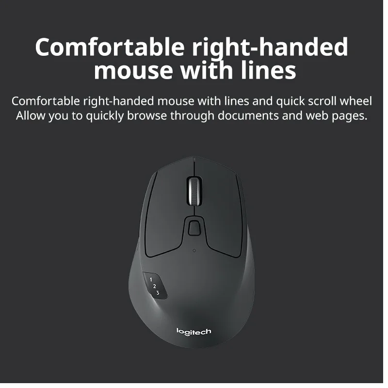 Logitech MK850 Multi-Device Wireless Keyboard& Mouse Combo-Flow Cross-Computer Control,Ergonomic,Laser Precision,for Home Office