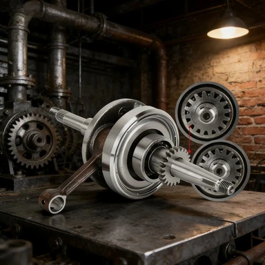 

GY6 50/80 Crankshaft Connecting Rod Assembly 4-Stroke 48cc 50cc 139QMB 16/22T Moped Scooter