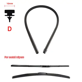汽車雨刷橡膠條補充裝 雨刷片更換零件 各種類型 四季通用 擋風玻璃雨刷片 軟質汽車配件 10 最佳銷售 三葉雨刷片 - №3