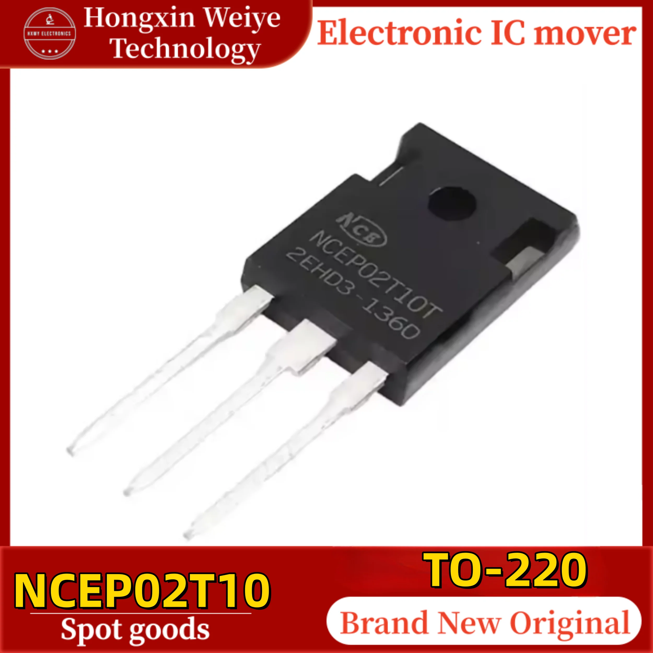 (20/50 pieces) NCEP02T10 TO-220 CEP02T 200V 100A MOSFET Power Transistor IC 100% Original In Stock Fast Shipping