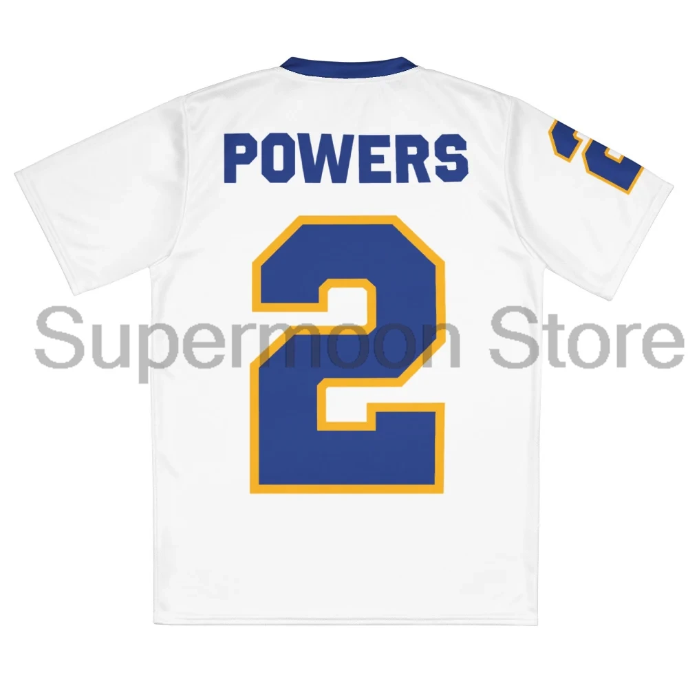 تشاد باورز جنوب جورجيا لكرة القدم جيرسي تي شيرت الخامس الرقبة قصيرة الأكمام ملابس رياضية المحملة النساء الرجال في الهواء الطلق ملابس الشارع الشهير