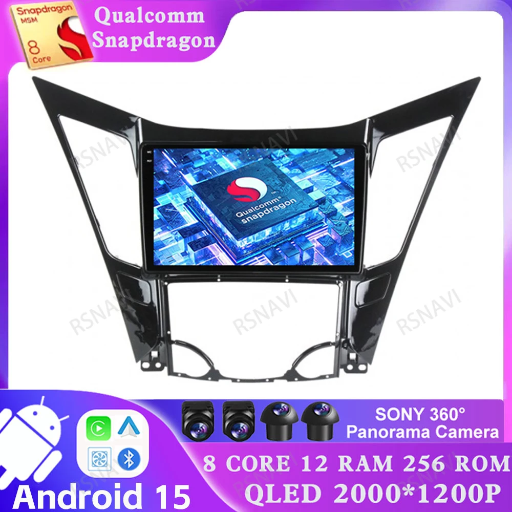 

Android 15 For Hyundai Sonata YF Android All-in-one 2009 - 2015 2.4 Navigation GPS DVD Multimedia Wireless Carplay Auto 5G WIFI