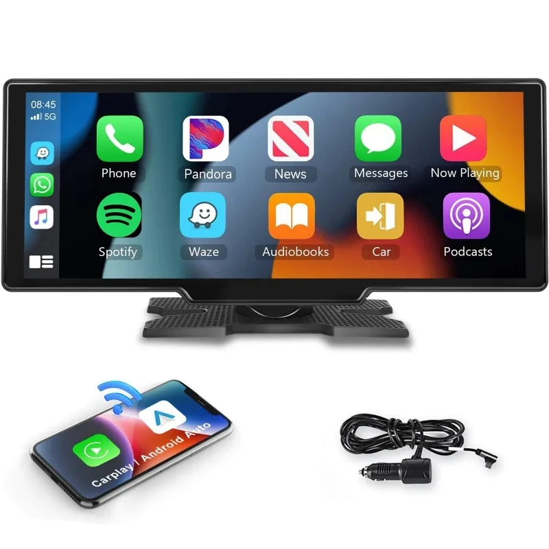 

New 10.26" Screen Wireless CarPlay Android Bluetooth Car Universal Car Radio Multimedia WIFI Rear Camera Video Recorder GPS