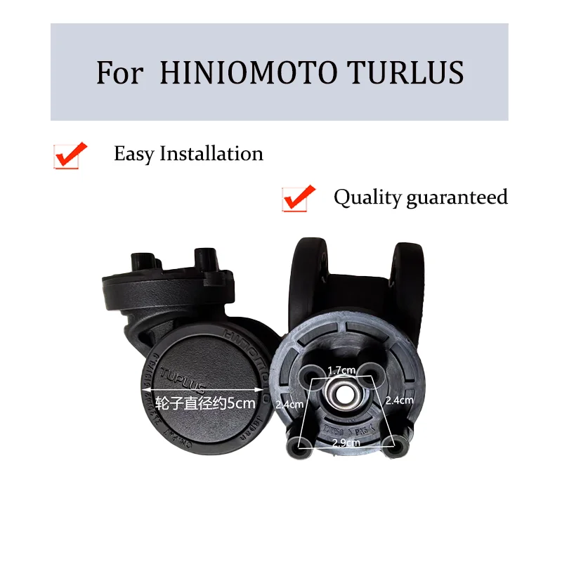 For HILI A50 Silent Luggage Wheels Replacement Part - 360° Rotatable Bearing Luggage Wheels for Luggage Box Repair
