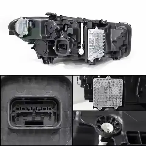 BMW 5 G38 G30 G31 2021-2024용 자동차 DRL LED 헤드라이트 조립품, 자동 안개등 DRL 브레이크 방향지시등 플러그 앤 플레이