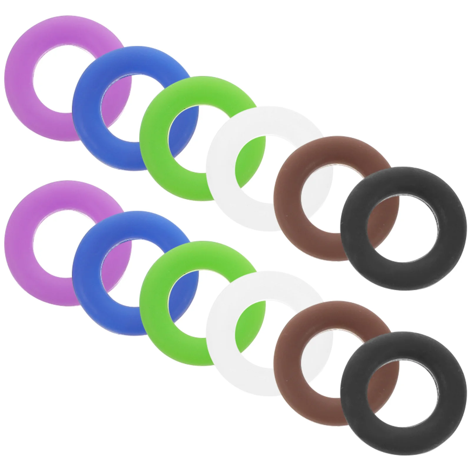 

12 set Anti-Slip Ear Hooks Silicone Round Retainers For Eyeglasses Sunglasses Reading Glasses Temple Tips Grip