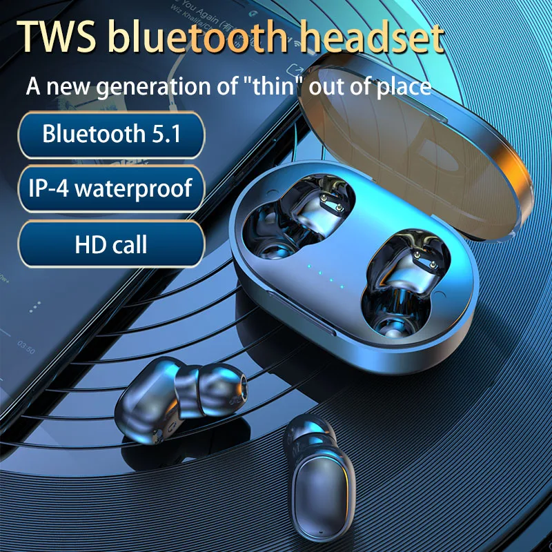 A6R true wireless Bluetooth headset Bluetooth 5.0 stereo sports in-ear headset esports game headset lightweight portable headset