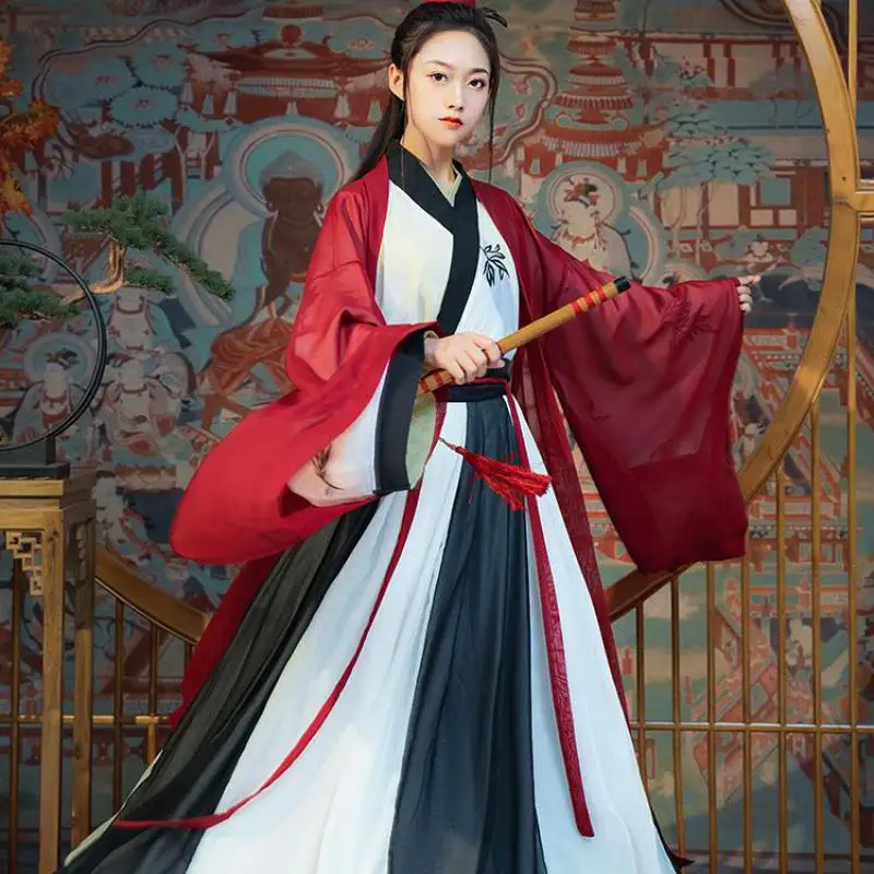 women-autumn-winter-new-fairy-ethereal-vintage-swordsman-dresses-chinese-style-traditional-retro-red-hanfu-role-play-costume