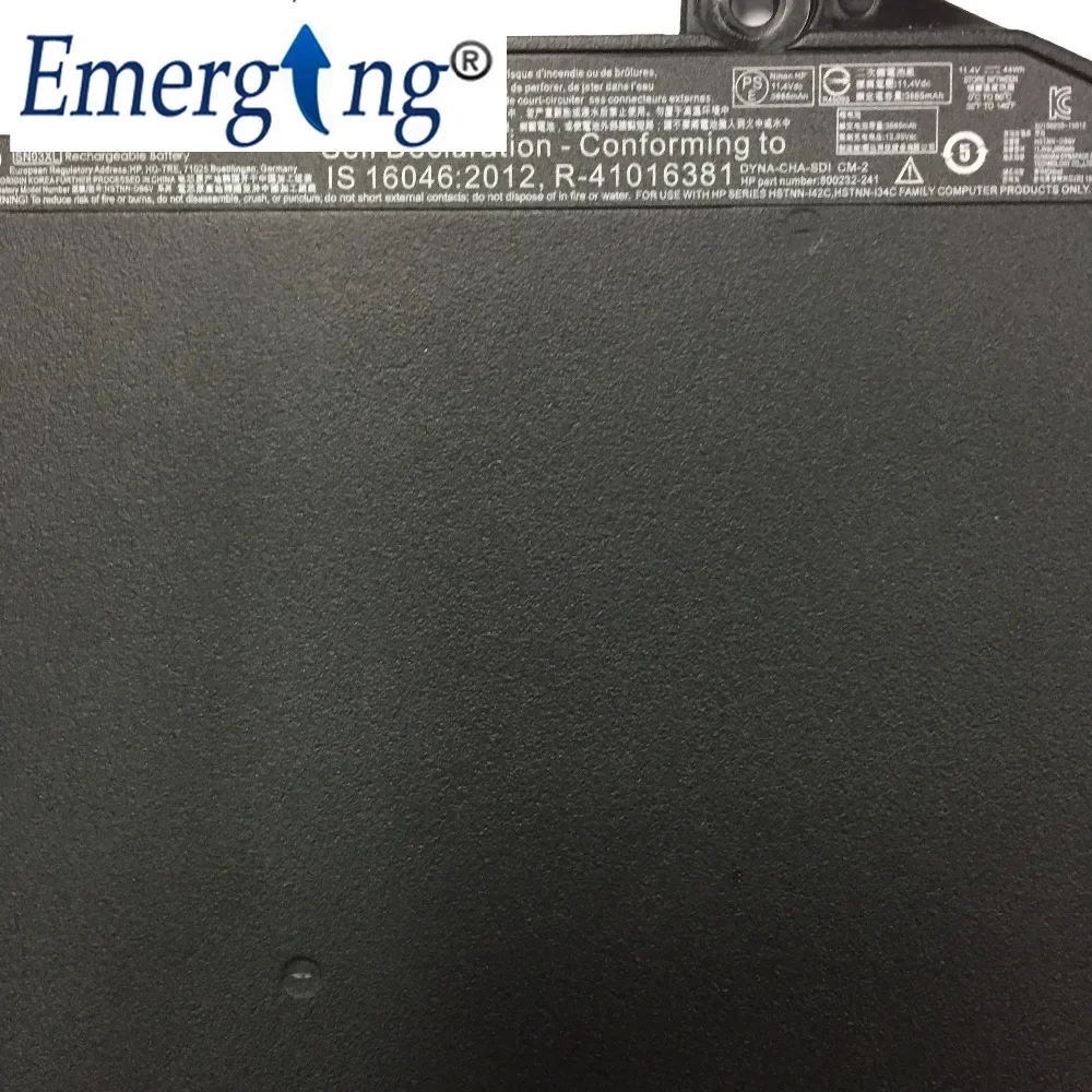 SN03XL ST03XL Laptop Battery for HP EliteBook 725 G3 820 G3 800232-541 HSTNN-UB5T SN03 HSTNN-L42C 800514-001 11.4V 44Wh