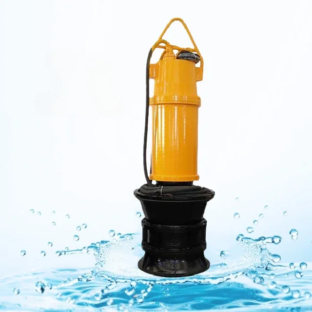 Submersible centrifugal flood river water drainage axial flow pump water turbine pump