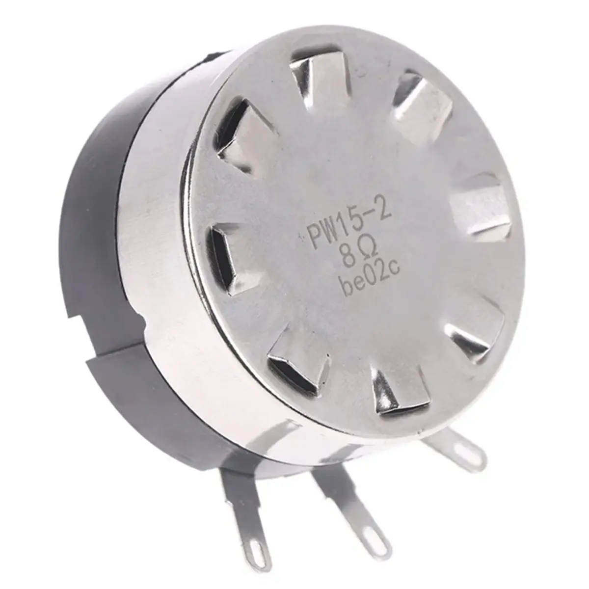 WX200 High Power 15W Single-Turn Double-Wire Wound Potentiometer 8 Ohm 8Ω Shaft Length 15MM Audio Attenuator