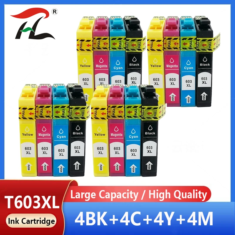 For Epson 603XL 603 T603XL ink cartridges t603 Expression Home XP-2100 XP-2105 XP-3100 XP-3105 XP-4100 XP-4105 printer