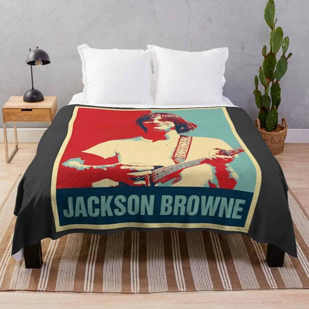 Design Men Best Legend Jackson Singer Anime Gift For Browne Show Throw Blanket Large Blanket Blankets For Bed