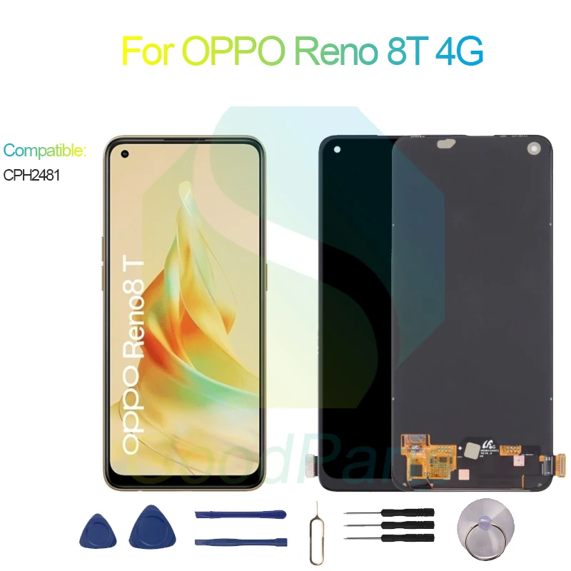 For OPPO Reno 8T 4G LCD Display Screen 6.4