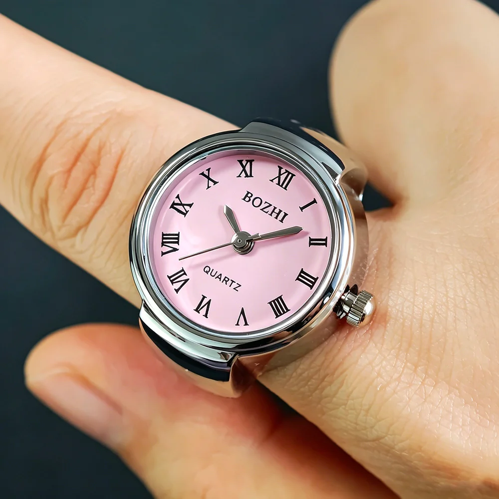 1PC New Fashionable, Simple And Versatile Women's Ring Watch, Suitable For Giving Him/her Gifts On Various Occasions