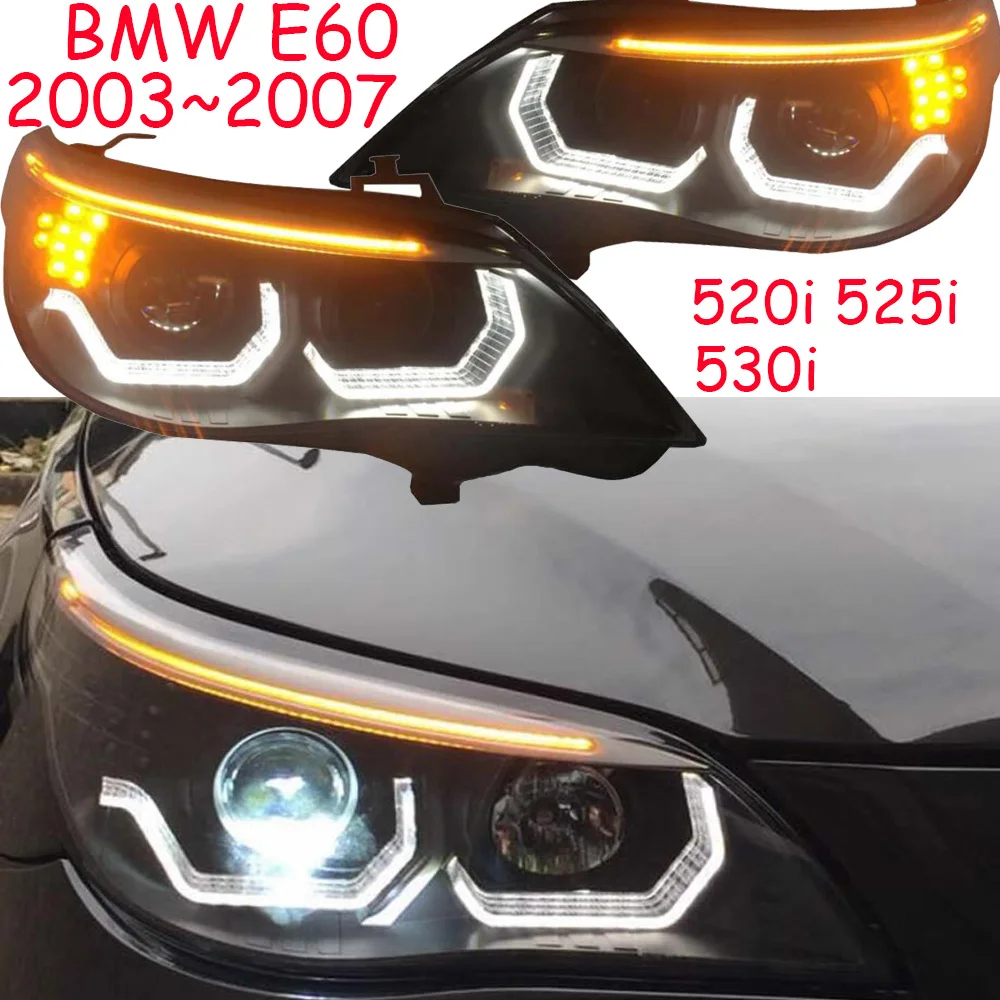 Video,Car bumper E60 Headlight,520i 525i 530i,2003~2010,Car Styling,520i Headlight,car accessories,525i fog light,530i head lamp