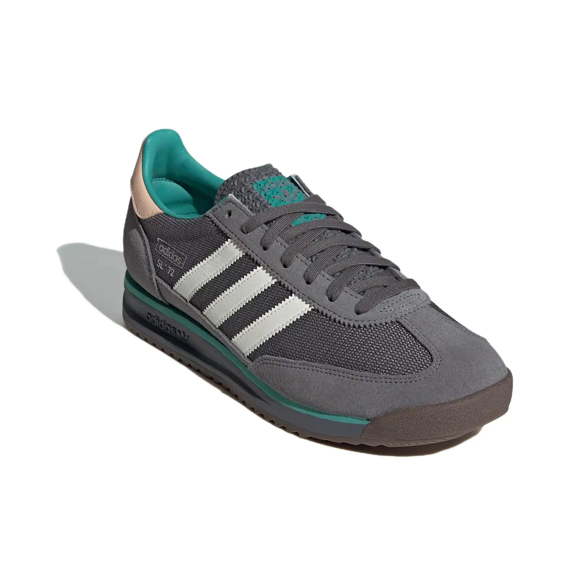 adidas gazelle silver green womens adidas Shmoofoil Slip On Shoes