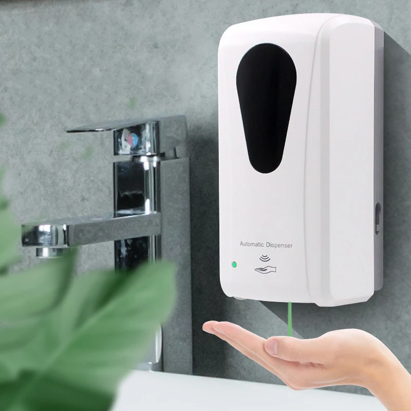 Induction Soap Dispenser Wall-mounted Touch-free Automatic Hand Sanitizer Machine Hospital Alcohol Spray Sterilizer Washer